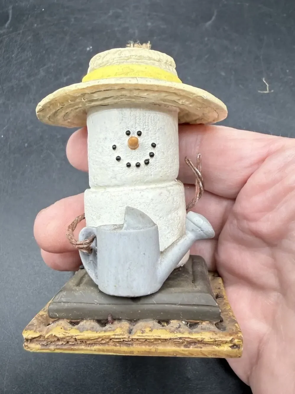 Original S'mores Marshmallow Gardener Watering Can Midwest Christmas Ornament